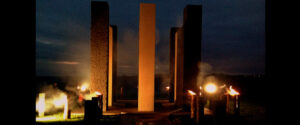 Luxemburg-Illumination-of-Meditation-Pillars-part-of-Light-of-Hope-Initiative-WDR-2012